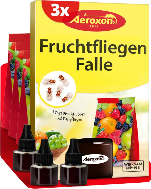 aeroxon-fruchtfliegen-falle-klebefalle-mit-lockstoff-3-st-ck image 1
