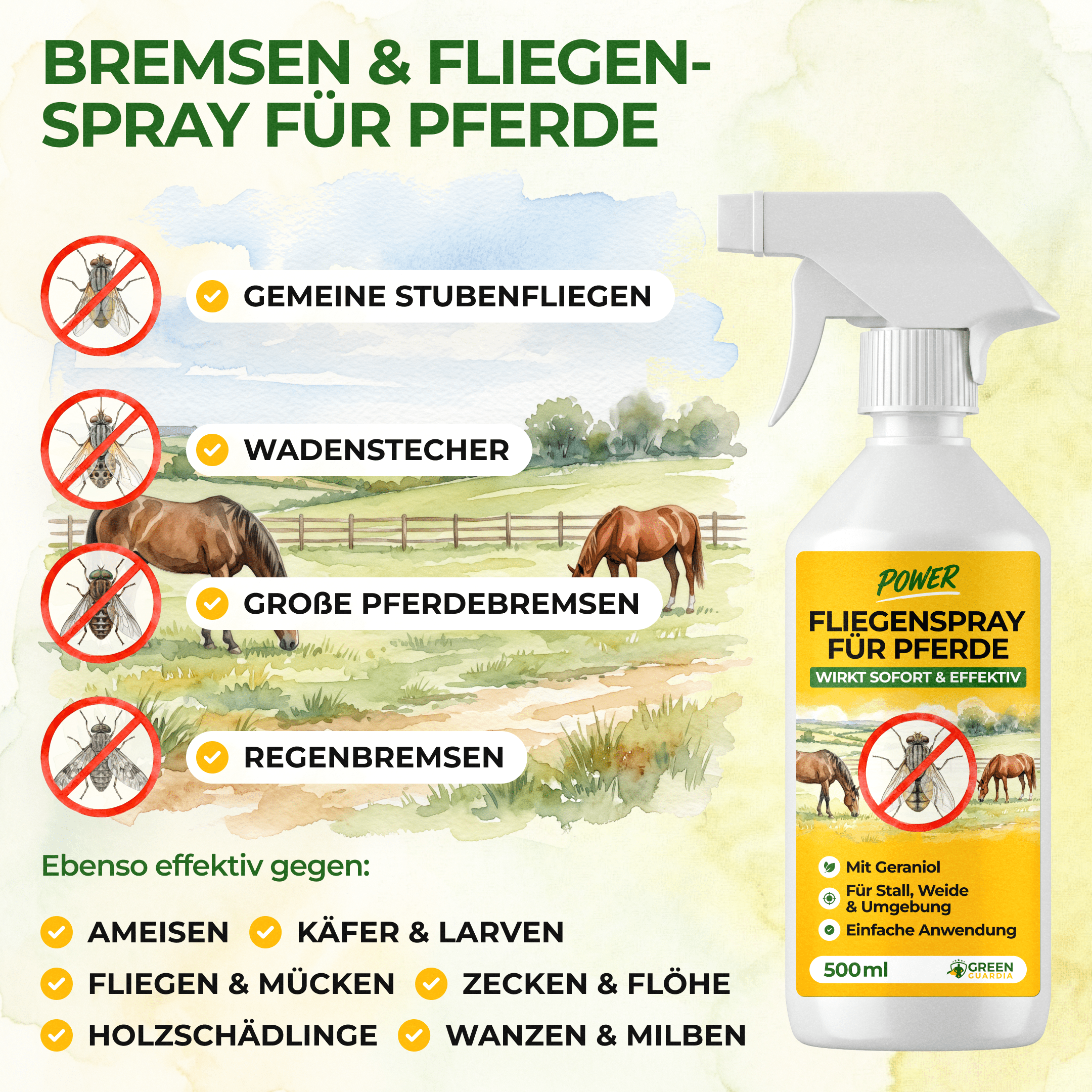 green-guardia-abwehrspray-bremsen-fliegen-pferde-500-ml image 2