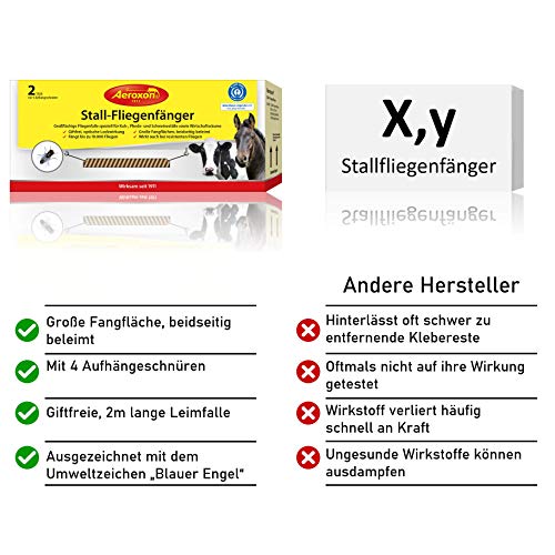 aeroxon-fliegenf-nger-stallrolle-2-st-ck-2m-giftfrei image 8