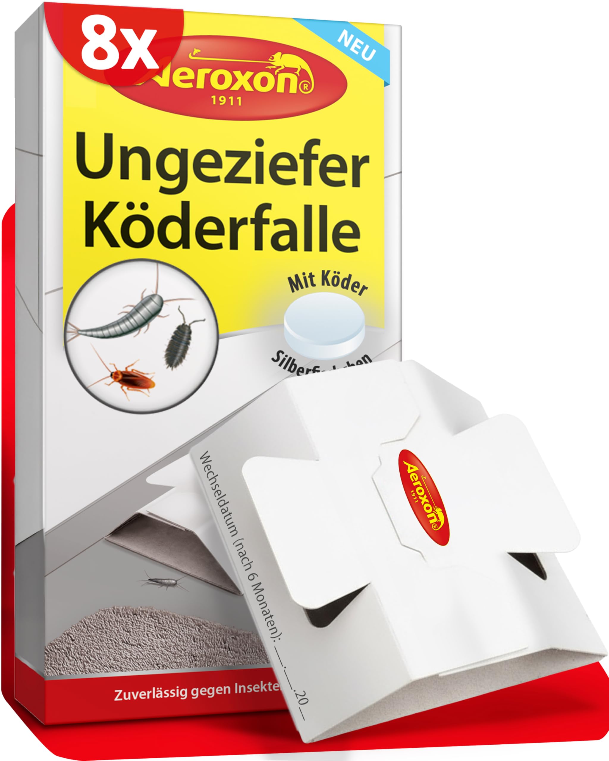 aeroxon-ungeziefer-k-derfalle-klebefalle-8-st-ck-bad-k-che image 1