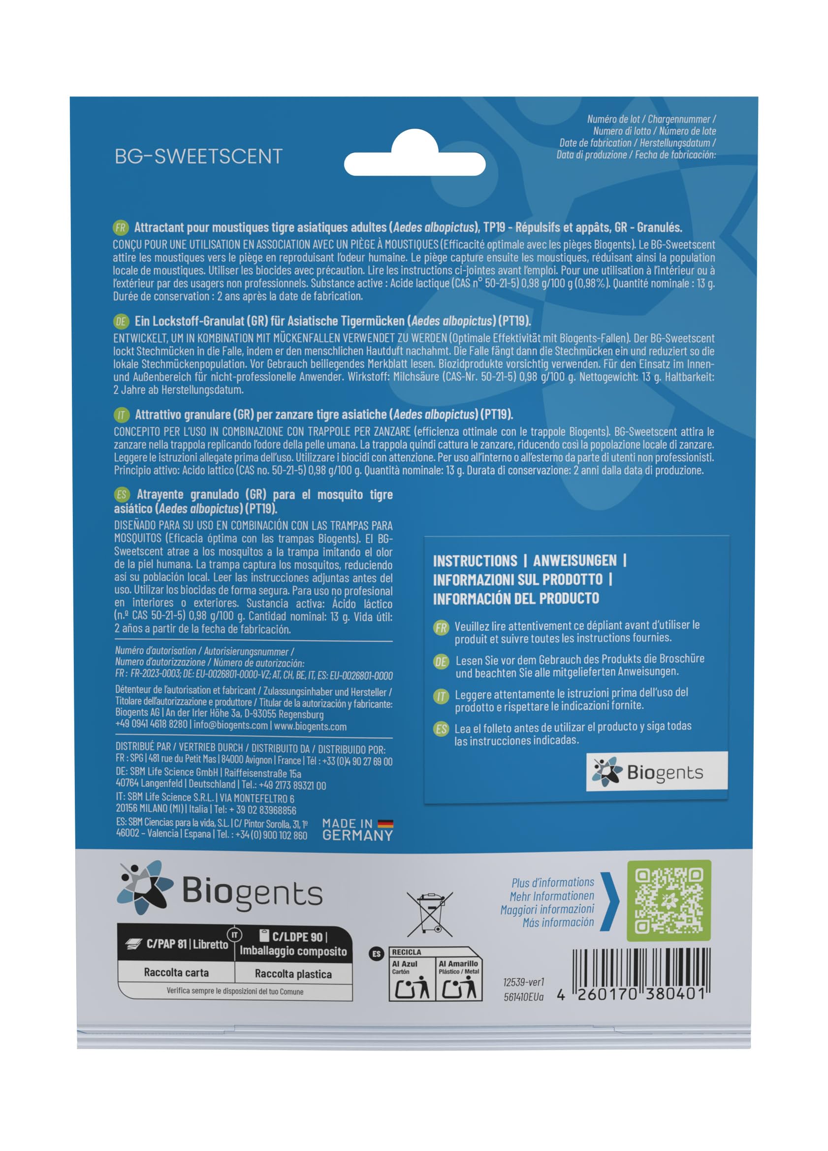 biogents-sweetscent-lockstoff-m-ckenfalle-3er-pack-6-monate image 2