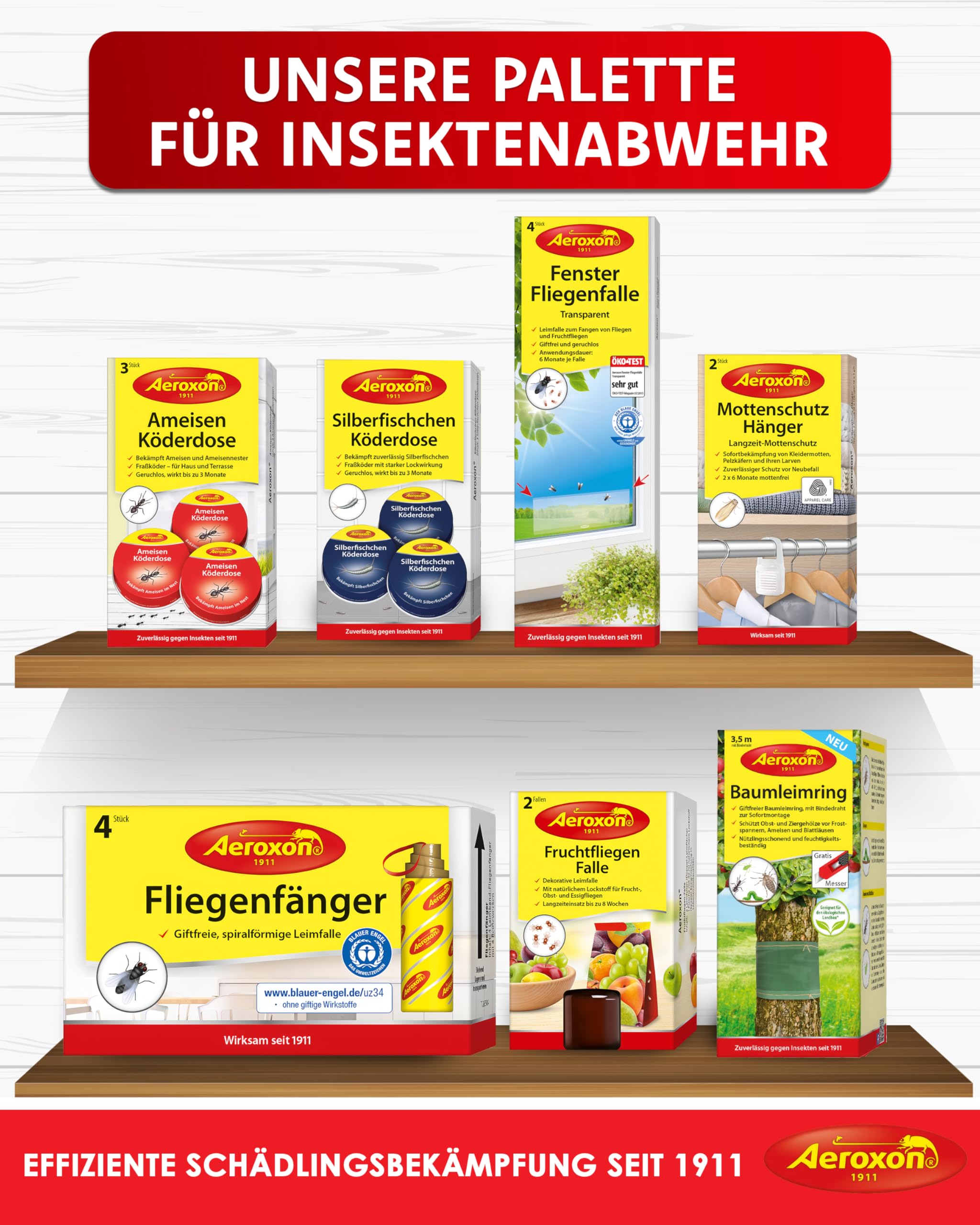 aeroxon-fenster-fliegenfalle-klebestreifen-transparent-16-st-ck-giftfrei image 6