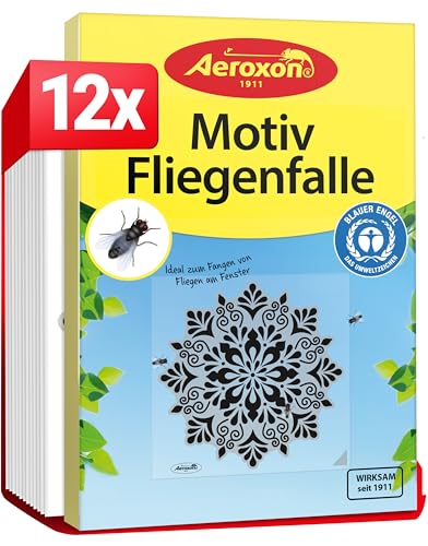 aeroxon-motiv-fliegenfalle-fenster-klebestreifen-mandala-12-st-ck image 8