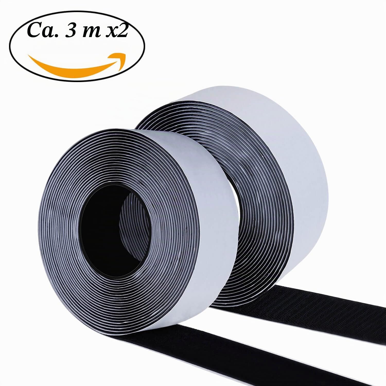 blooven-klettband-selbstklebend-schwarz-30-mm-x-3-m-extra-stark image 2
