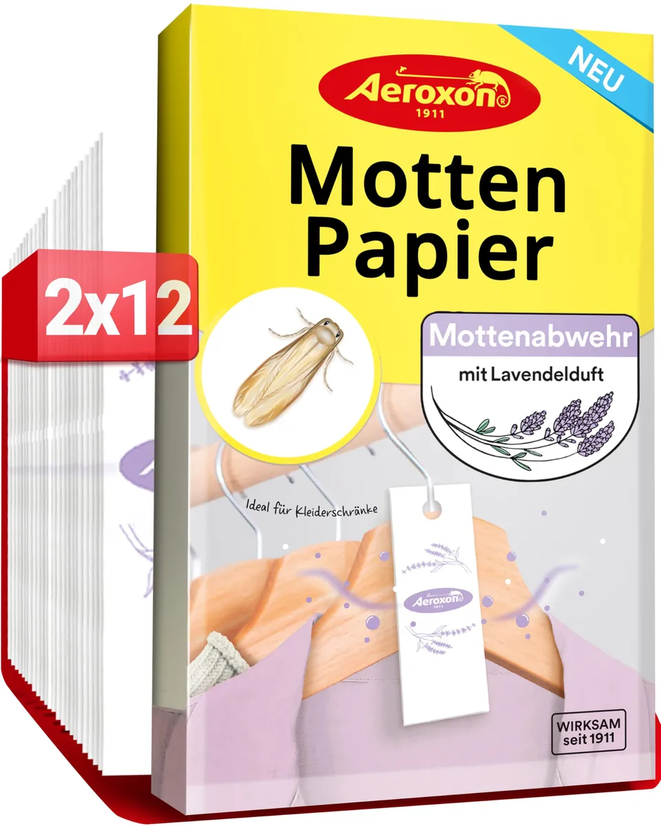 aeroxon-mottenpapier-lavendel-24-st-ck-kleiderschrank image 1