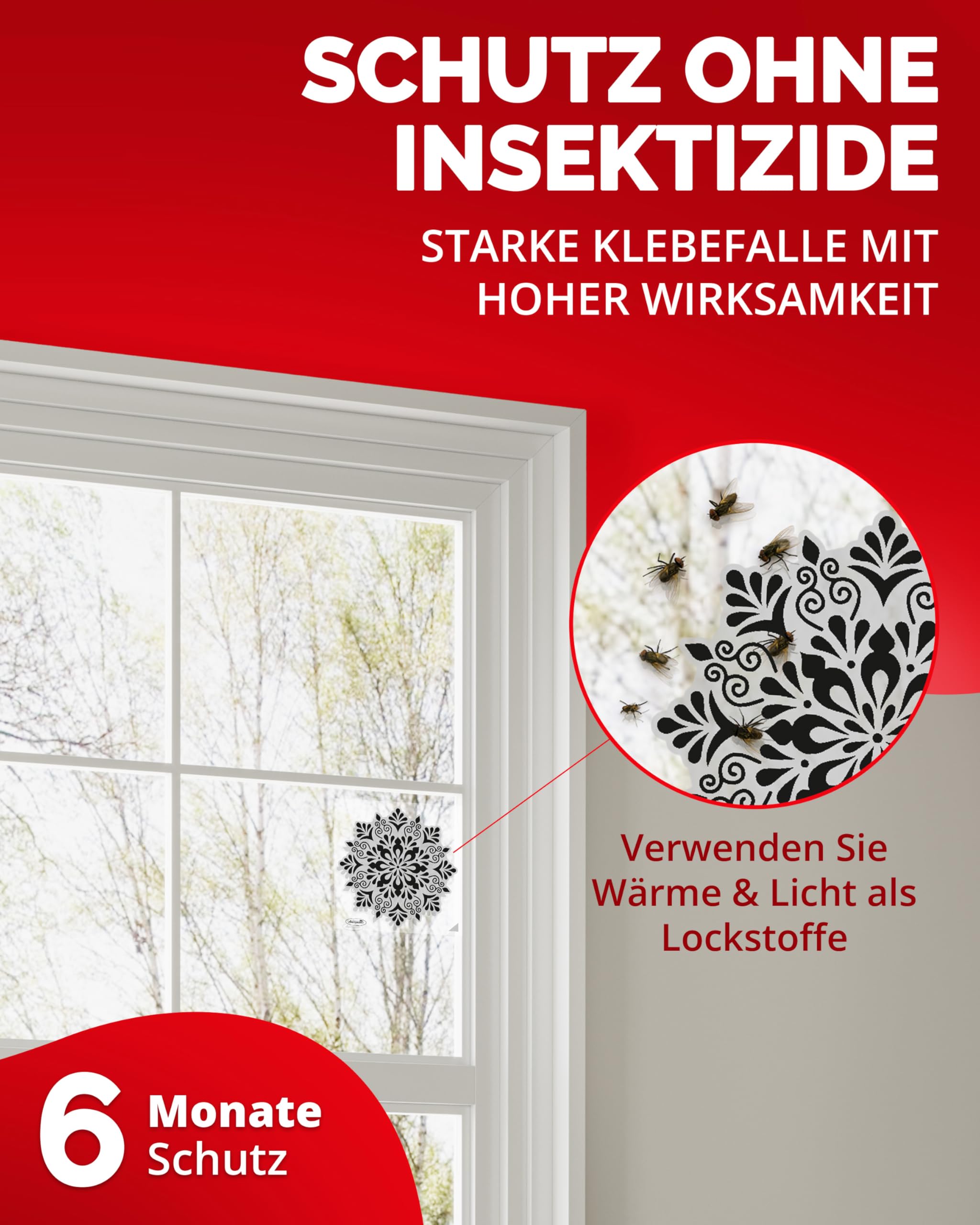 aeroxon-motiv-fliegenfalle-fenster-klebestreifen-mandala-12-st-ck image 3