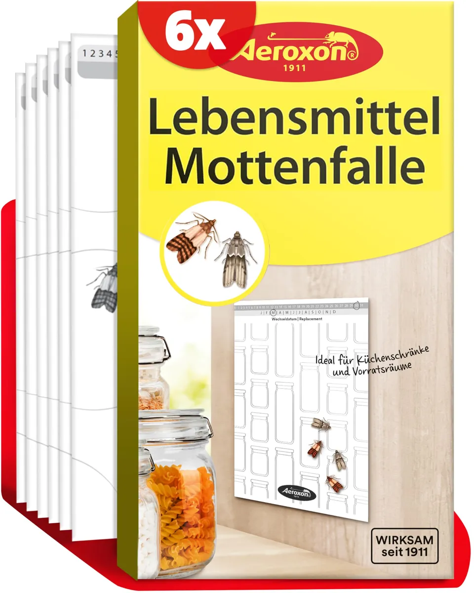 aeroxon-lebensmittelmotten-falle-pheromonfalle-6-st-ck-f-r-k-che image 1