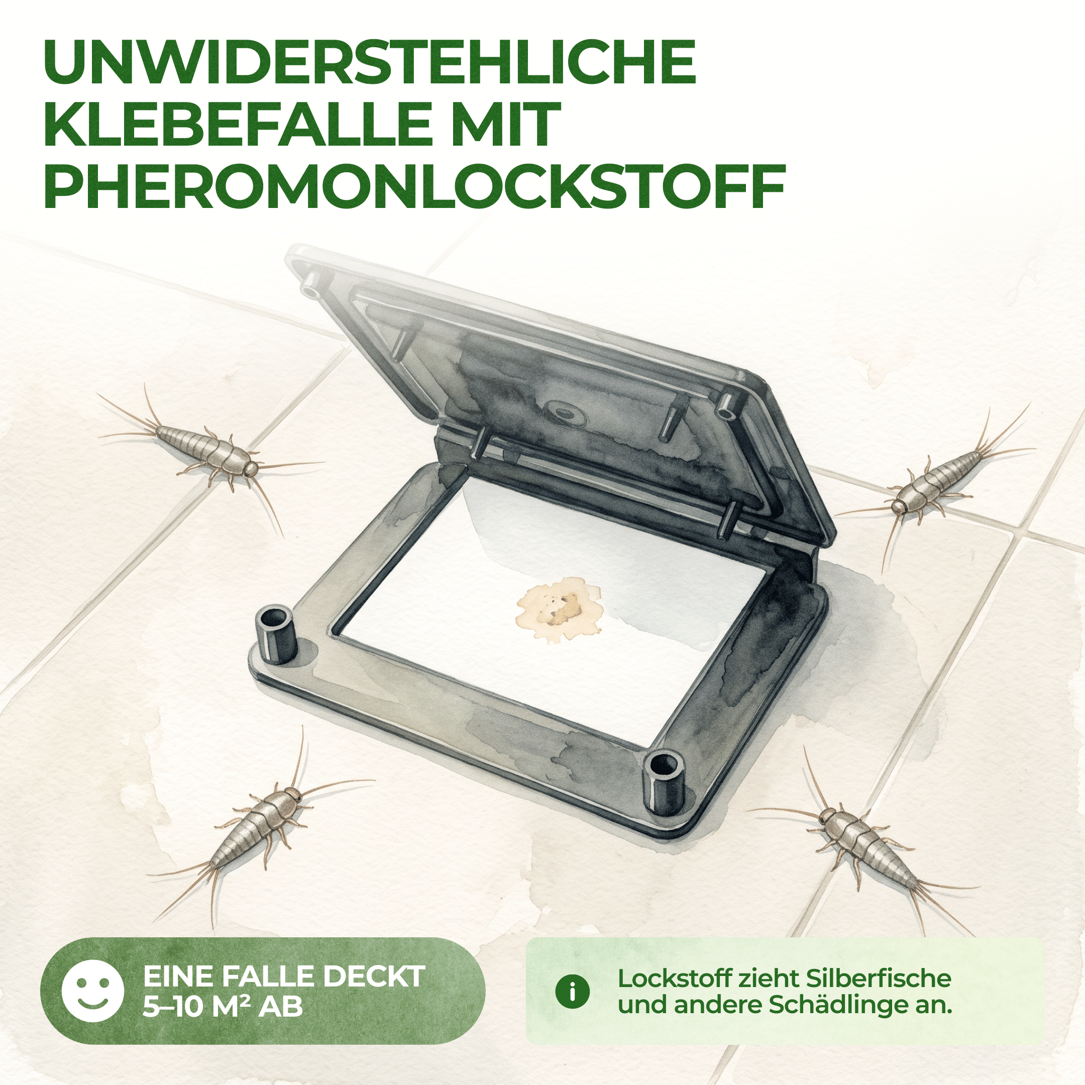green-guardia-papier-fallen-silberfisch-falle-chemiefrei-klebefalle image 4
