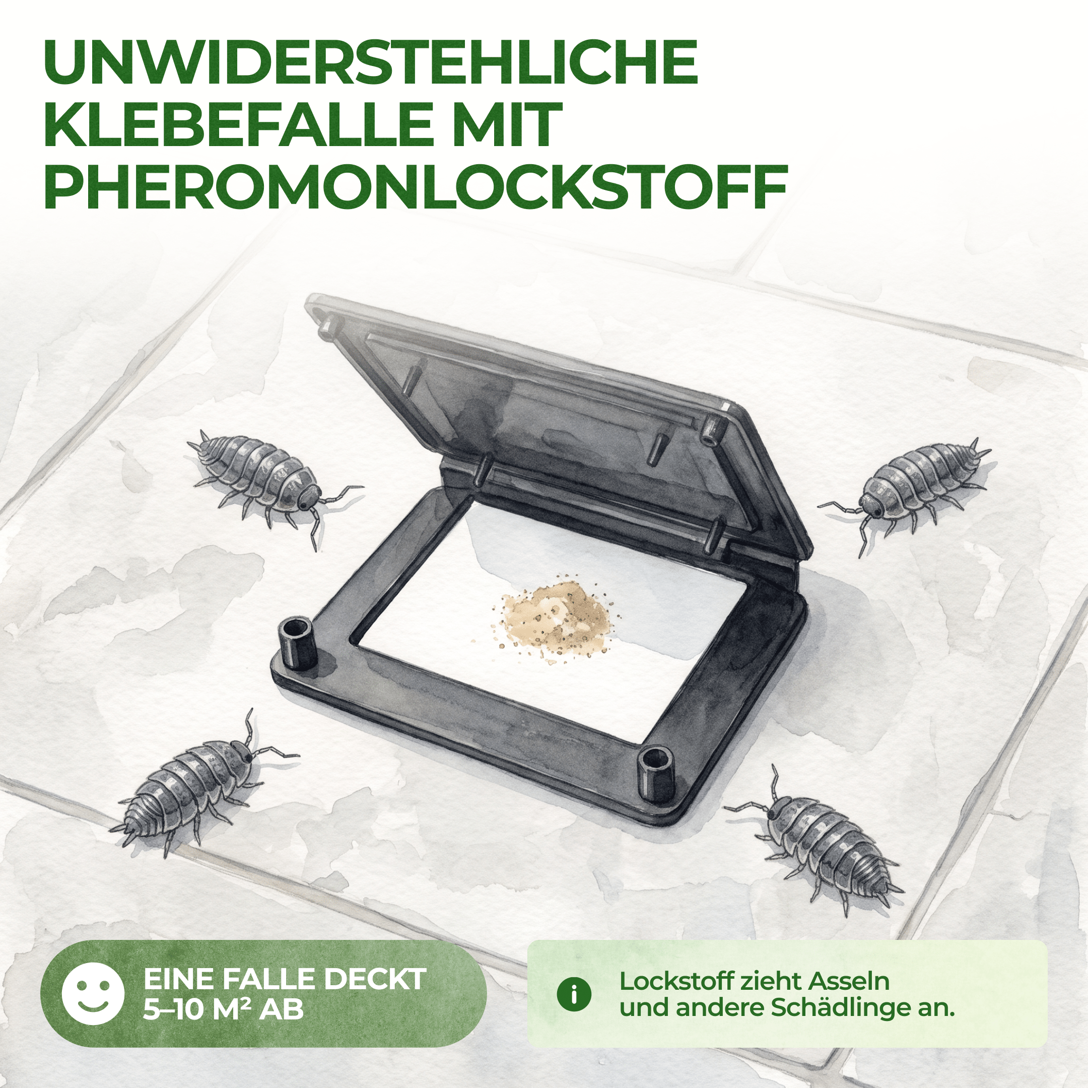 green-guardia-mehrweg-fallen-kellerasseln-falle-1x-falle image 4